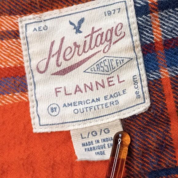 AOE Heritage Flannel Button down shirt Taylor Swift Alternative - Picture 2 of 5